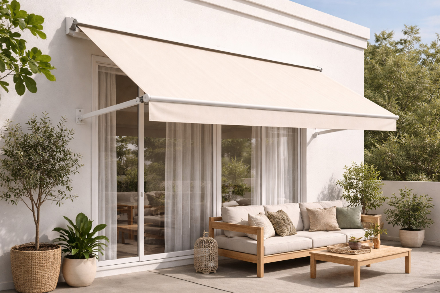 Toldo Lona con Brazo Recto 