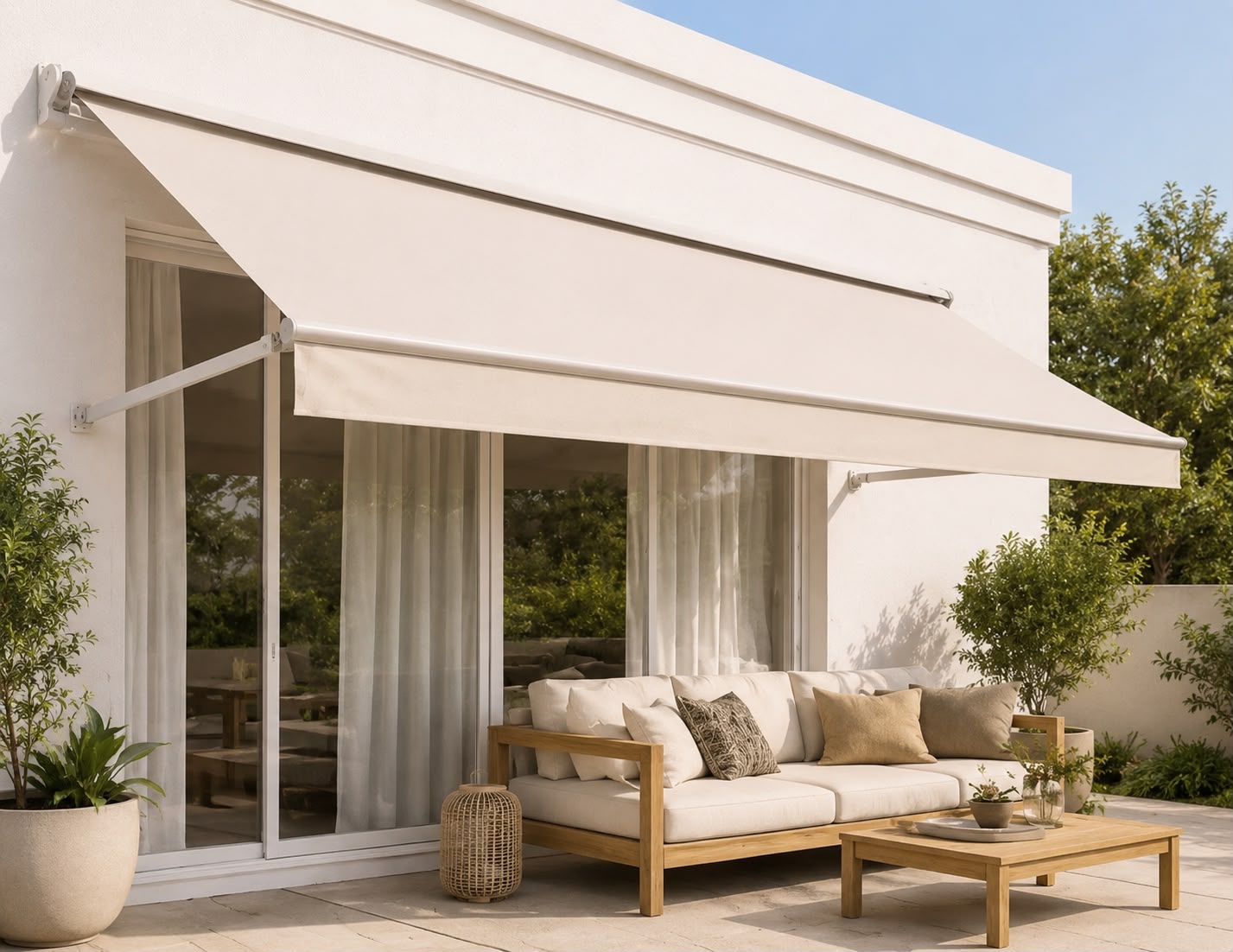 Toldo Lona Nautica con Brazo Recto