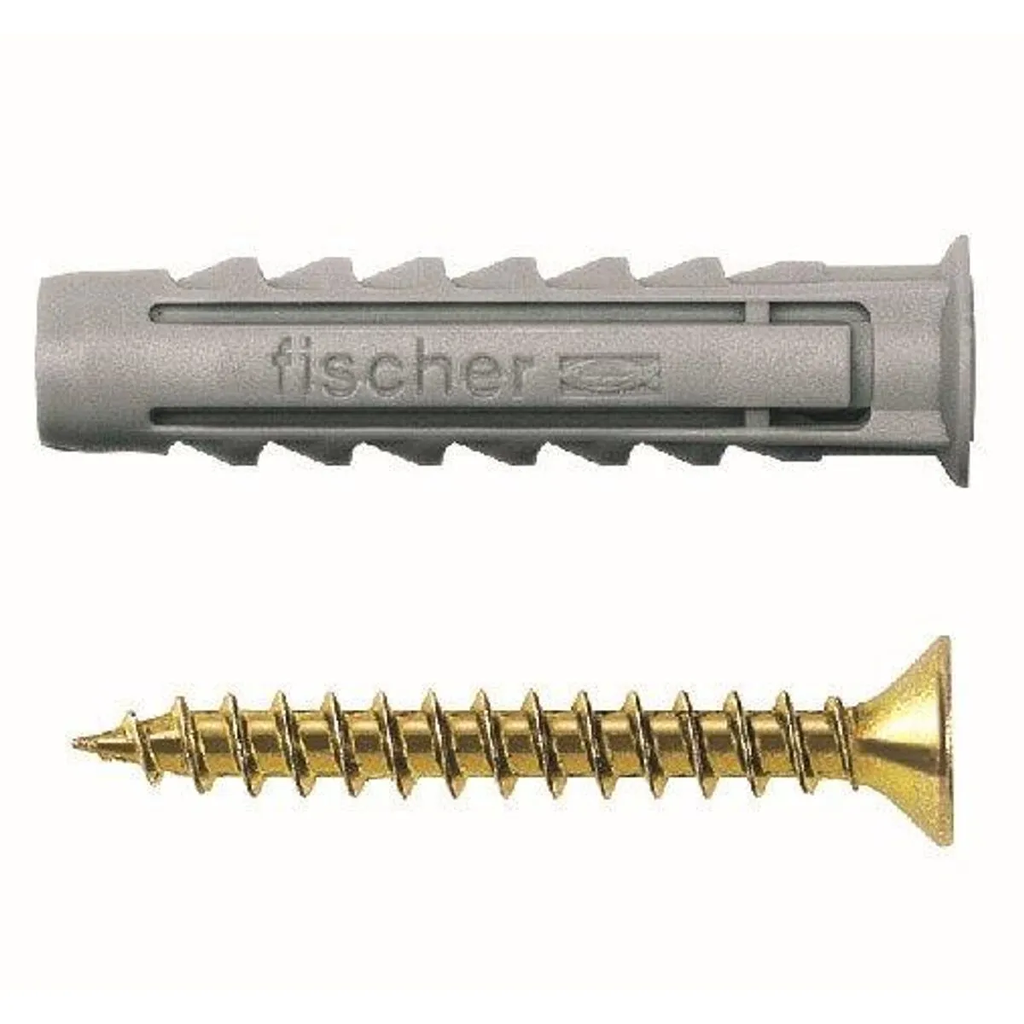 Tarugos y tornillos 6mm - Fischer